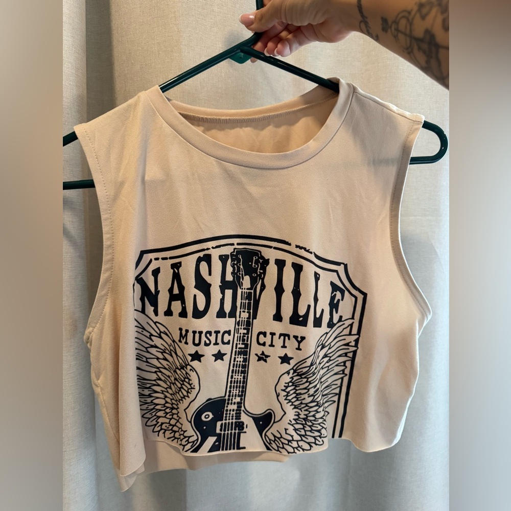 Nashville Music City Graphic Tank Top